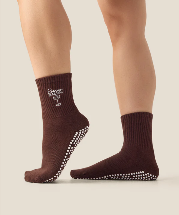 Espresso Martini Grip Socks