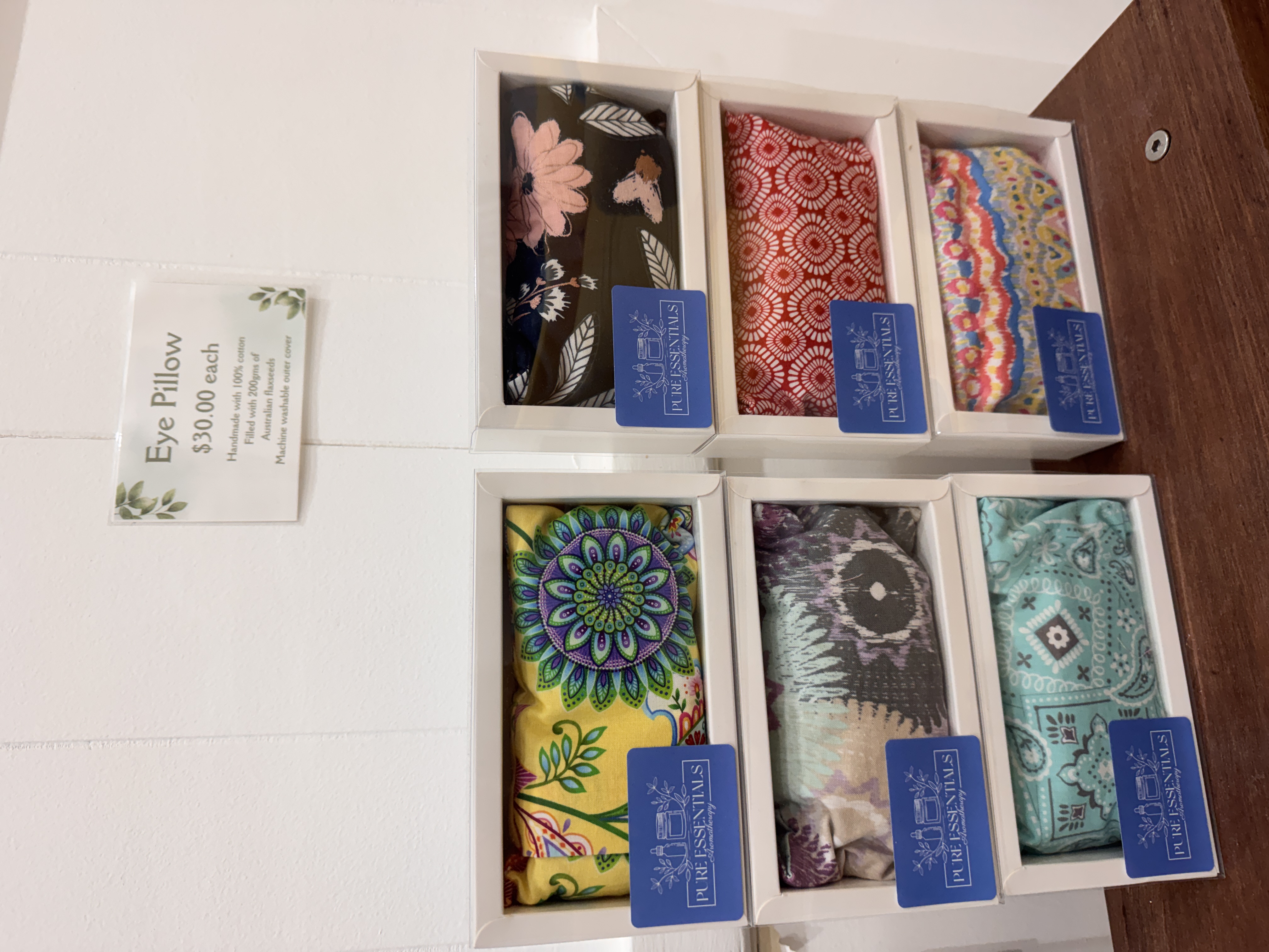 Eye Pillow, lovingly handmade in Engadine